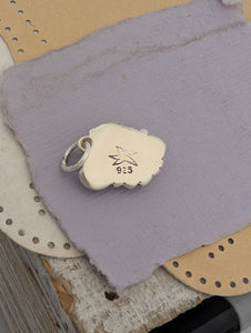 Amethyst Mouse Sterling Silver Charm